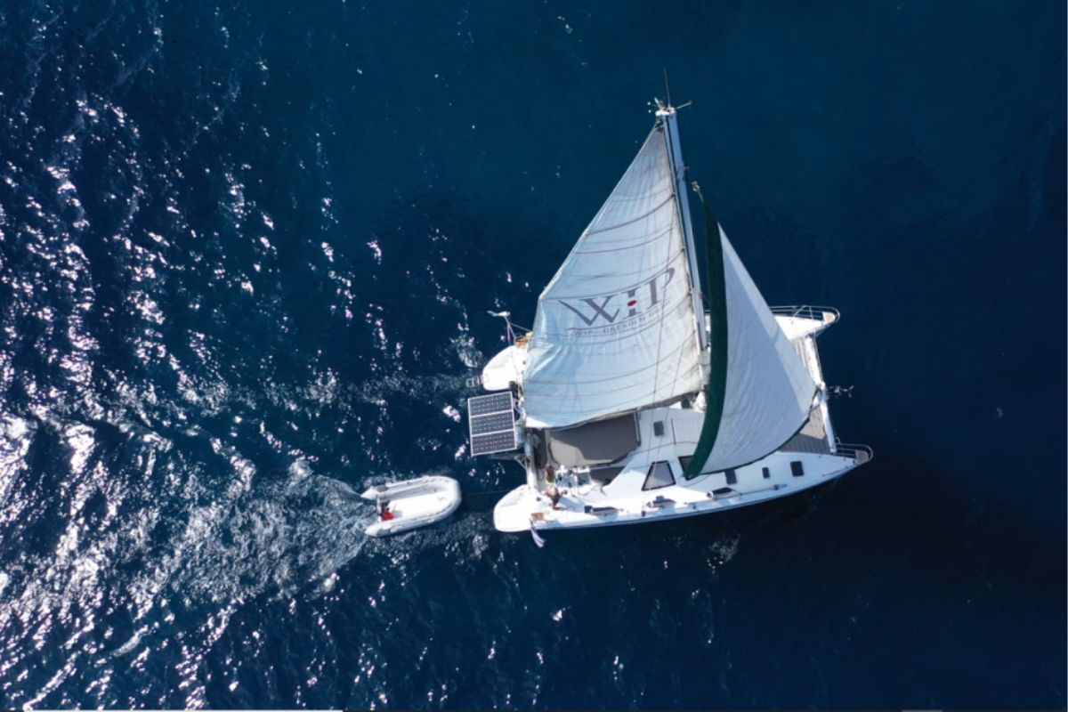 Catamaran - Vue aérienne